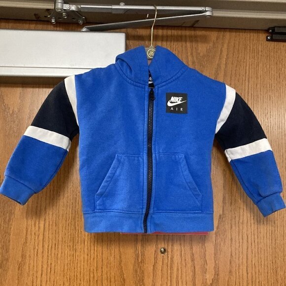 Nike Other - Nike blue toddler zip hoodie jacket sz 24 mos